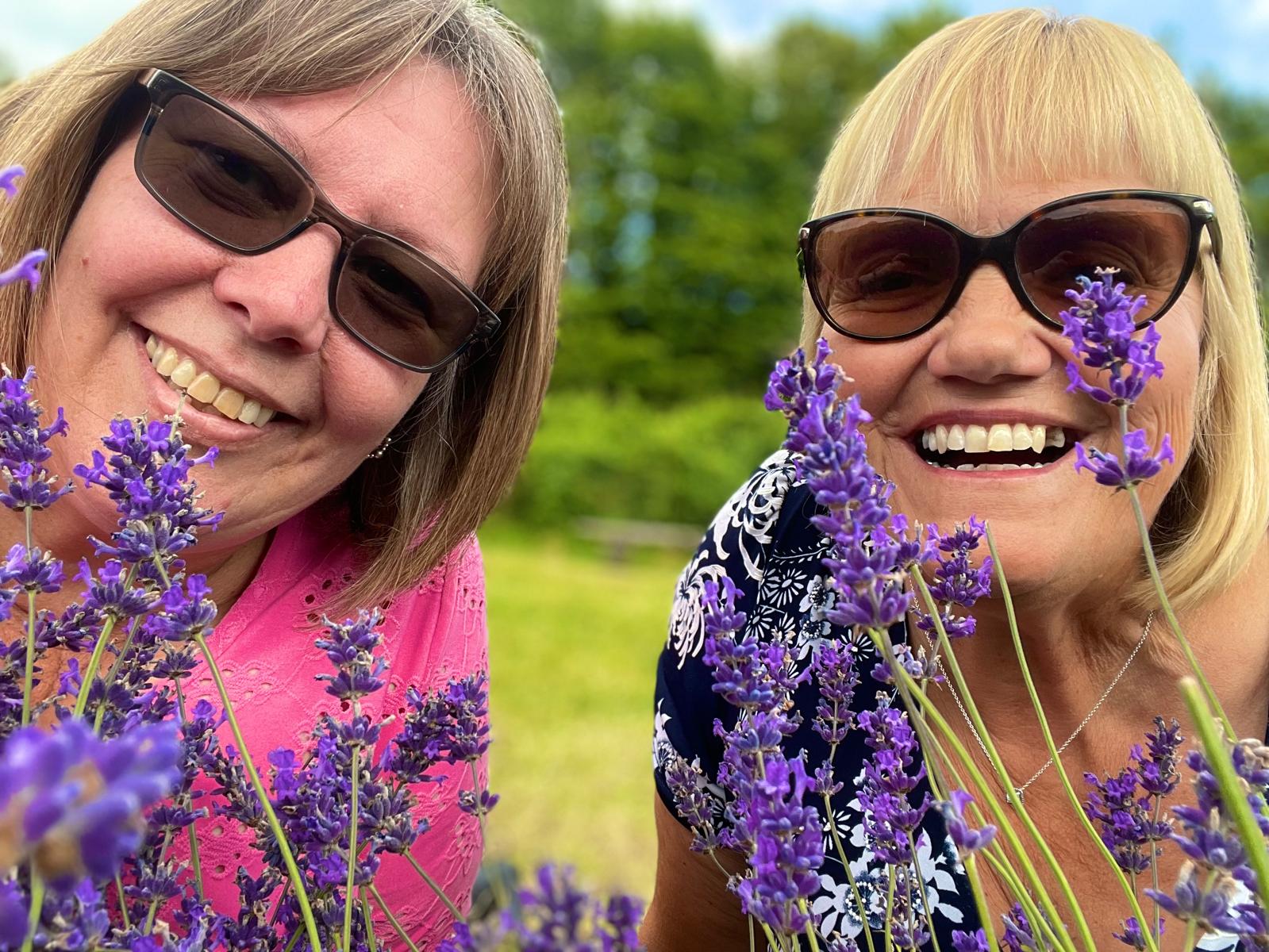 Liz and Sarah from BTG Training together