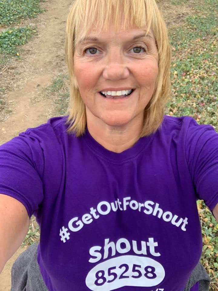 Supporting Shout through the Get Out For Shout fundraising campaign